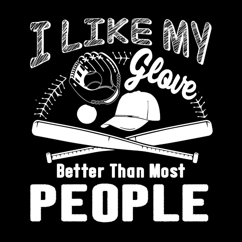 Softball I Like My Glove