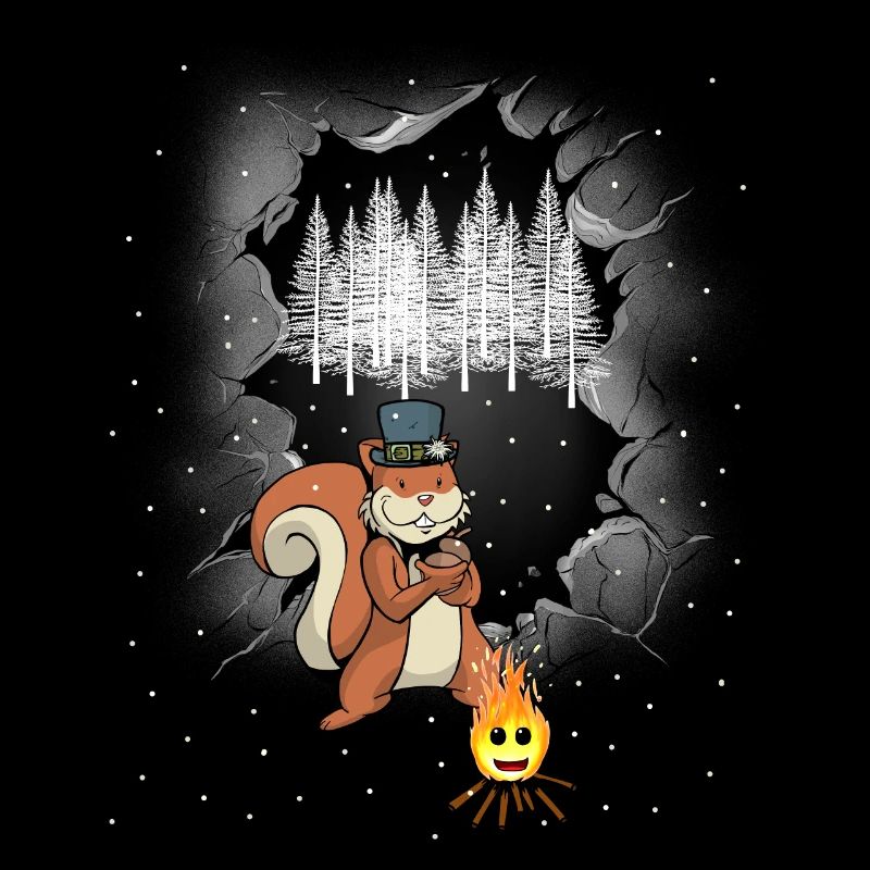 Waldbewohner Eichhörnchen Lagerfeuer Märchen