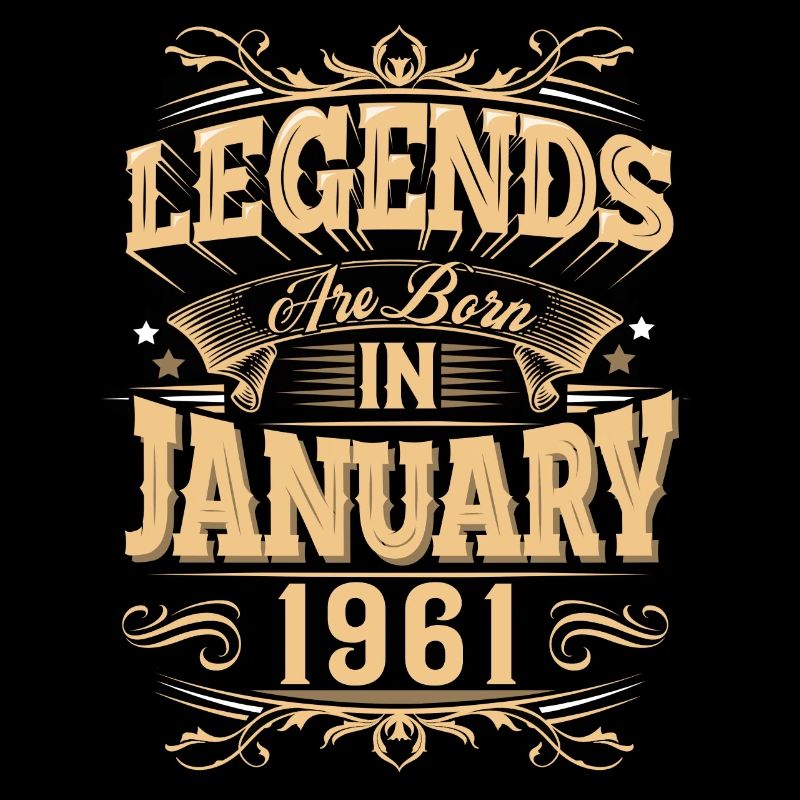Légende de l’anniversaire de janvier 1961