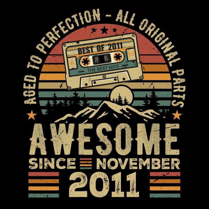Awesome Since November 2011 Gift November 2011