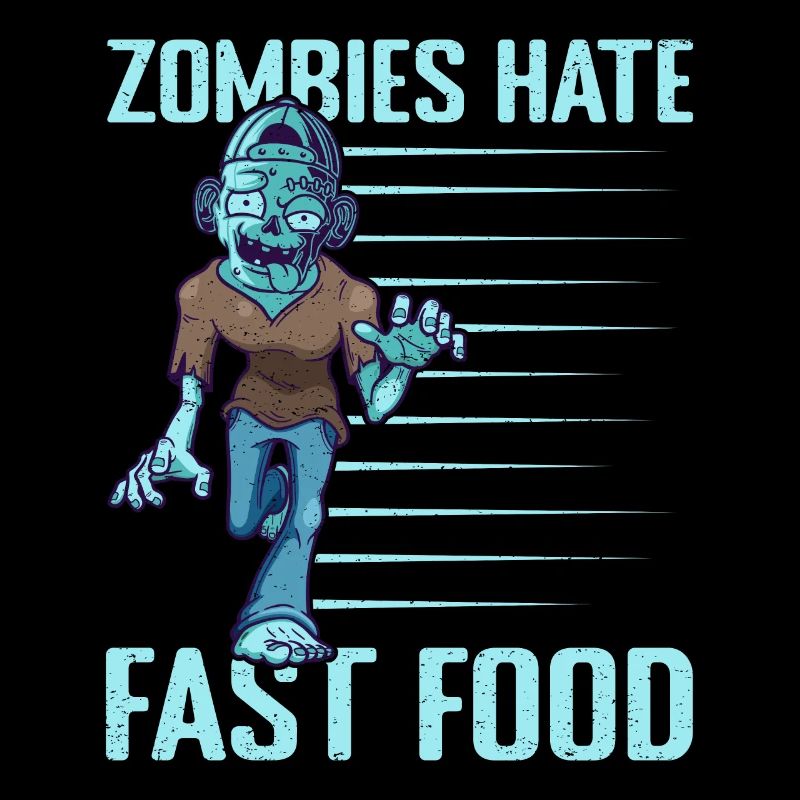 Running Run Zombies Hate Fast Food Marathon Runner