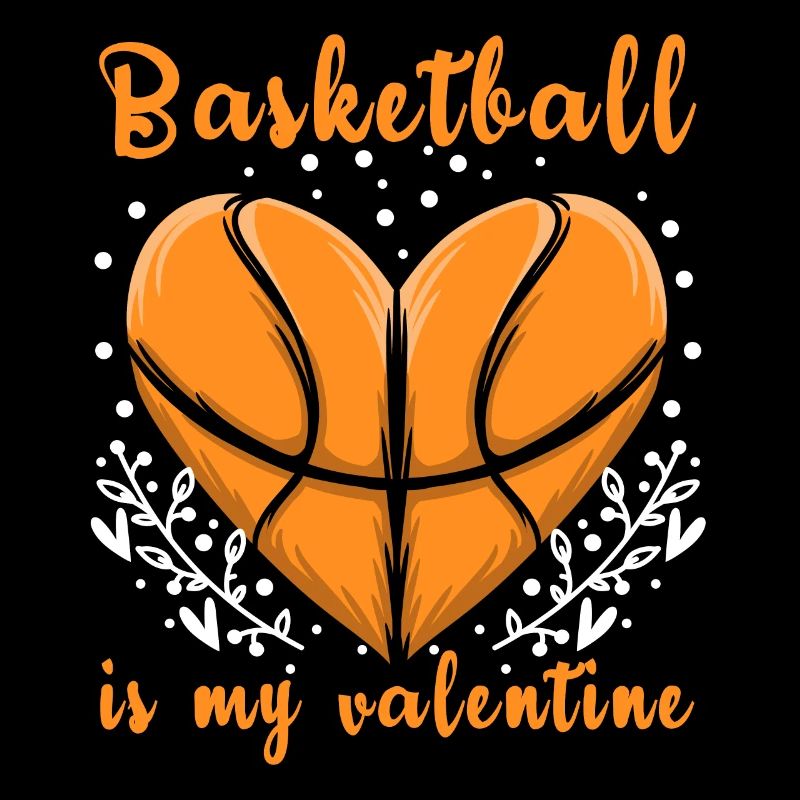 Le basket-ball est mon basket-ball de la Saint-Valentin