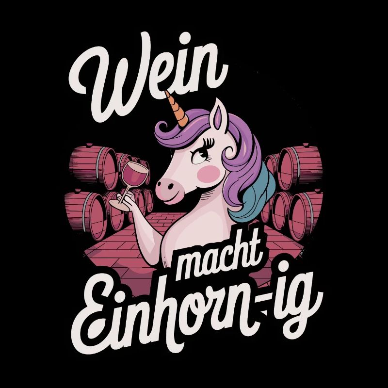 Wein macht Einhorn-ig