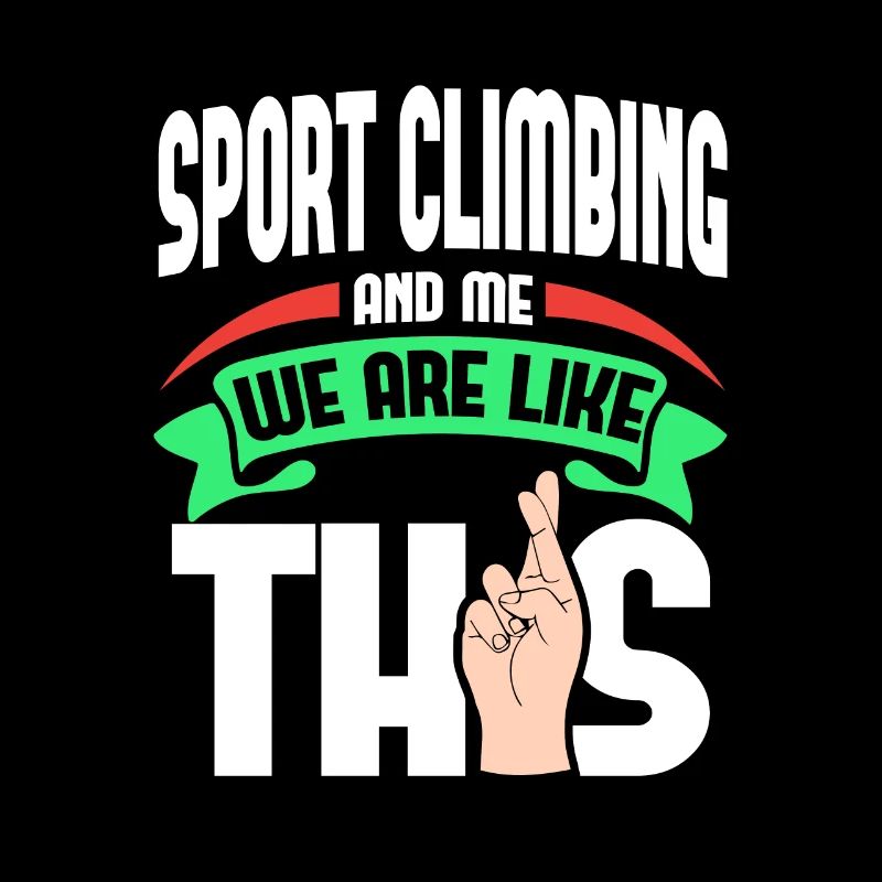 Sport Climbing Me Are Like