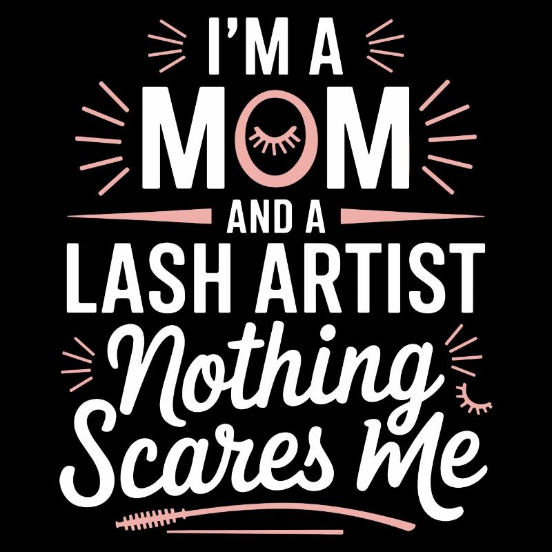 Between family and eyelash art