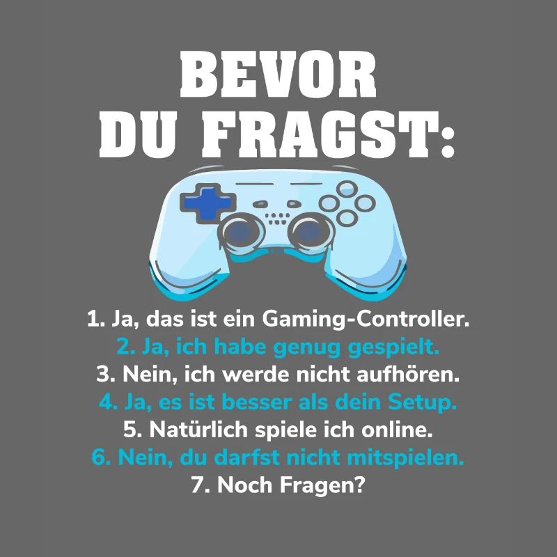 Bevor Du Fragst Gaming Controller Zocker