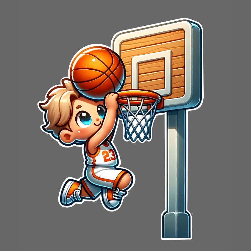 Dunking de basket-ball
