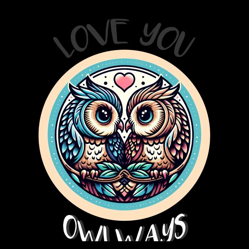 Owlways my Valentine Eule