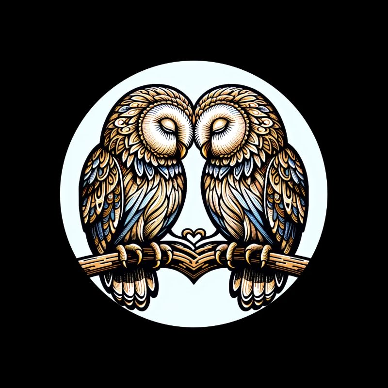 Owlways my Valentine Eule