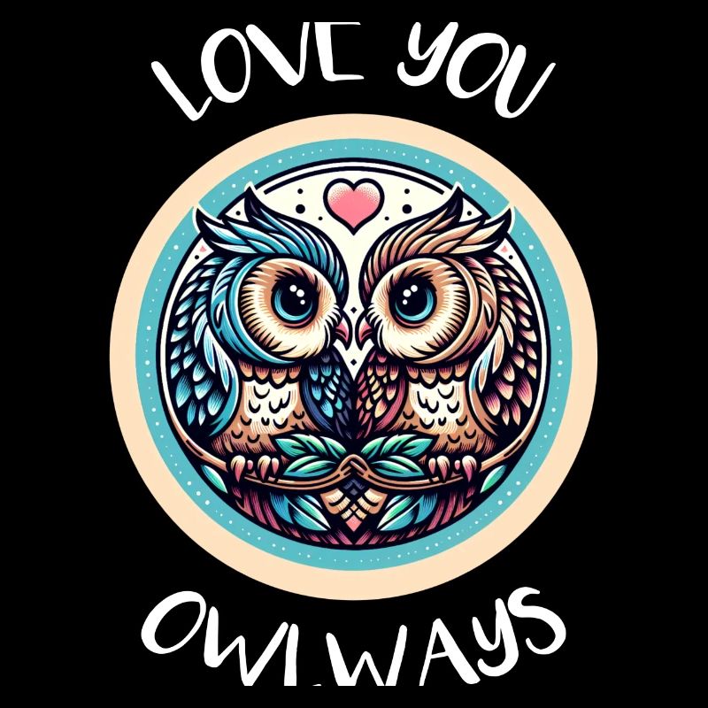 Owlways my Valentine Eule