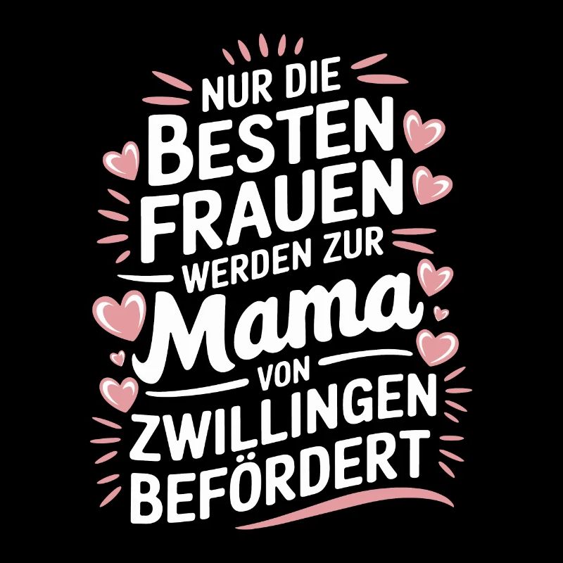 Zwillingsmama Zwillings Mutter, Mama von Zwillinge
