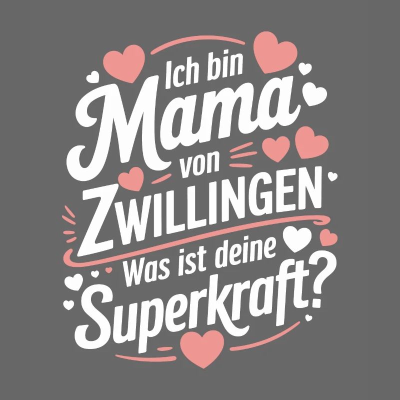 Zwillingsmama Zwillings Mutter, Mama von Zwillinge