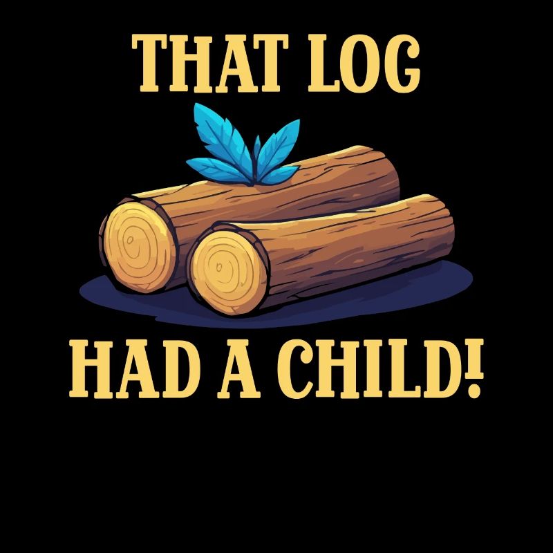 Cette bûche avait un humour d’enfant Holzstamm