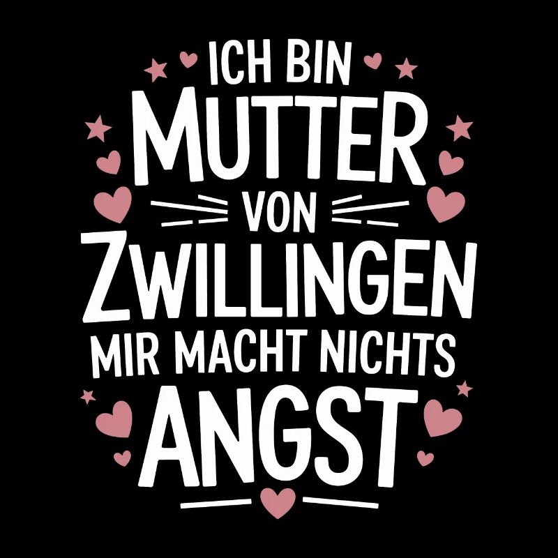 Zwillingsmama Zwillings Mutter Mama von Zwillingen