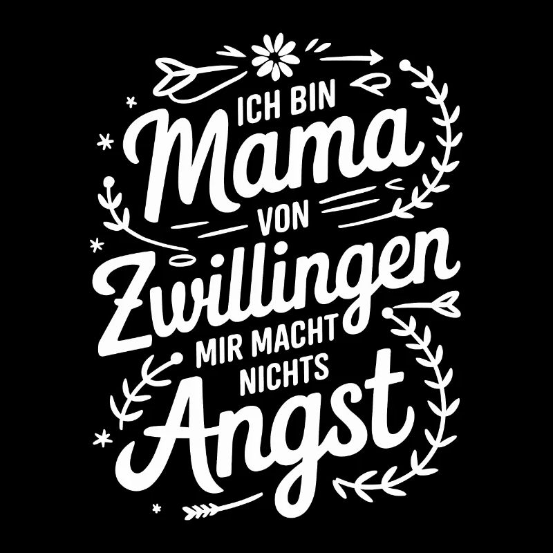 Zwillingsmama Zwillings Mutter Mama von Zwillingen
