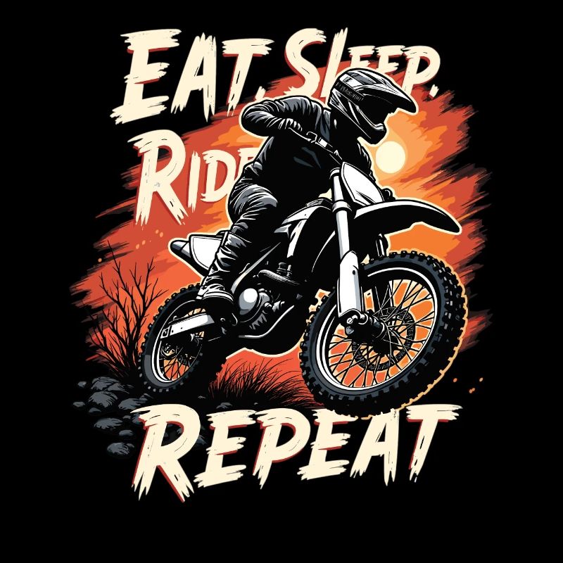 Motocross Eat Sleep Ride Repeat