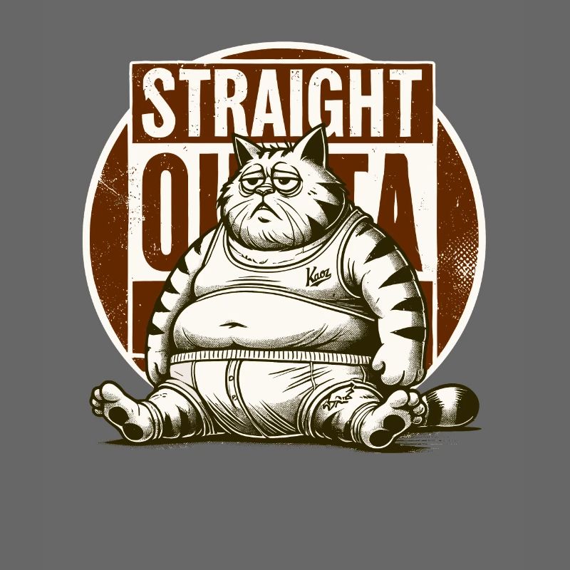 Gros chat, à bout de souffle