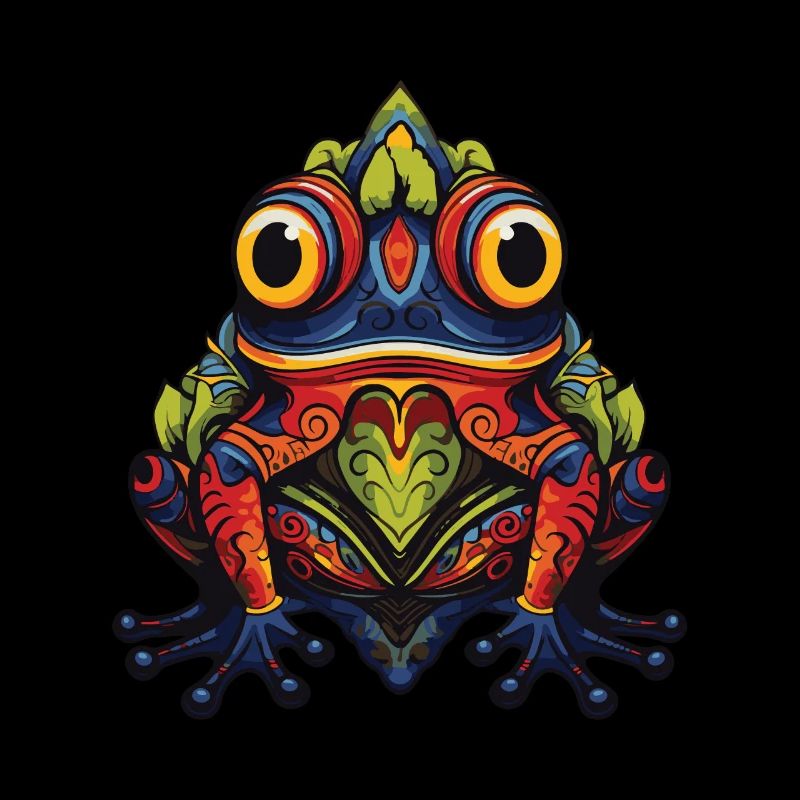 Portrait de grenouille