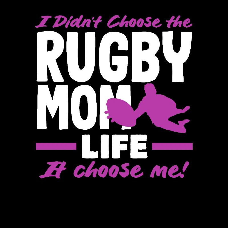 Rugby Spieler Mama Leben Wählt Mich