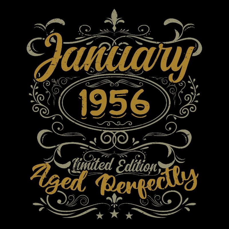 January Birthday Gift Born In January 1956