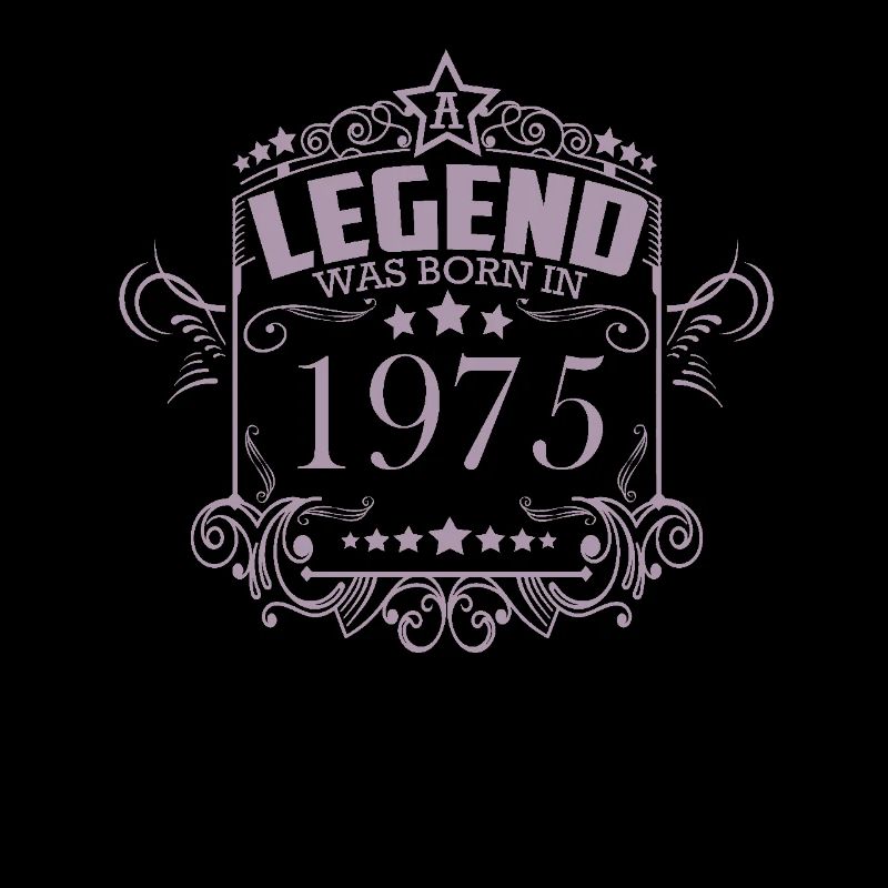 Geburtstag Legende 1975 Vintage Stil