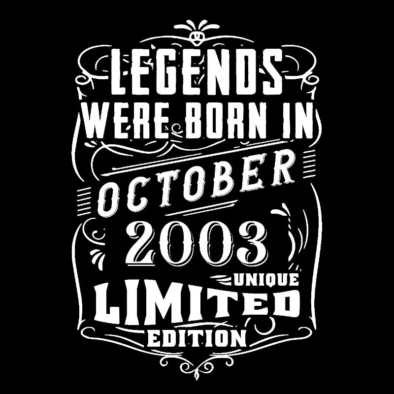Anniversaire Octobre 2003 Edition Limitée Légende