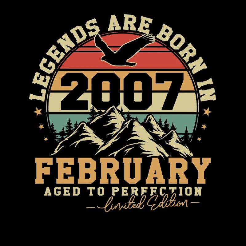 Février 2007 Vintage Anniversaire 2007 Cadeau
