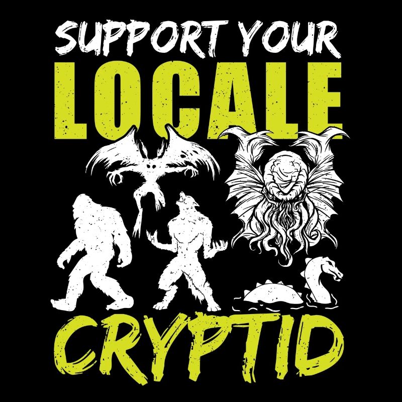 UFO Fantasy Cryptid Unterstützt den lokale Cryptid