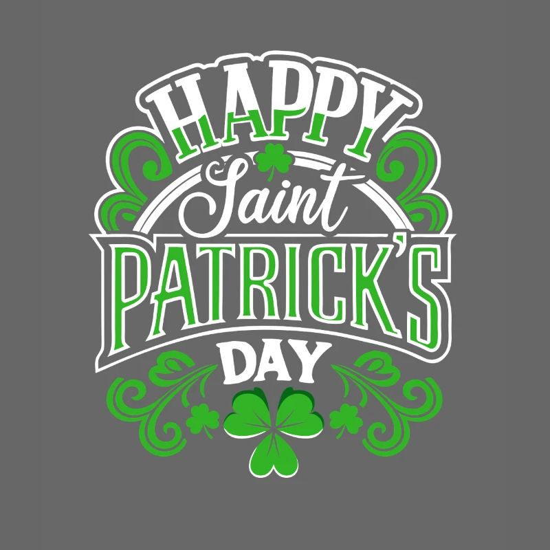 Happy St. Patrick's Day - Kleeblatt - Irland