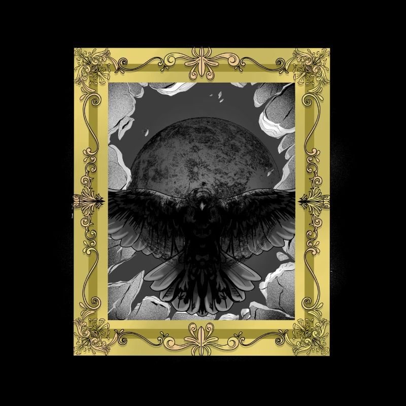 Halloween Raven Crow Birds Mystical