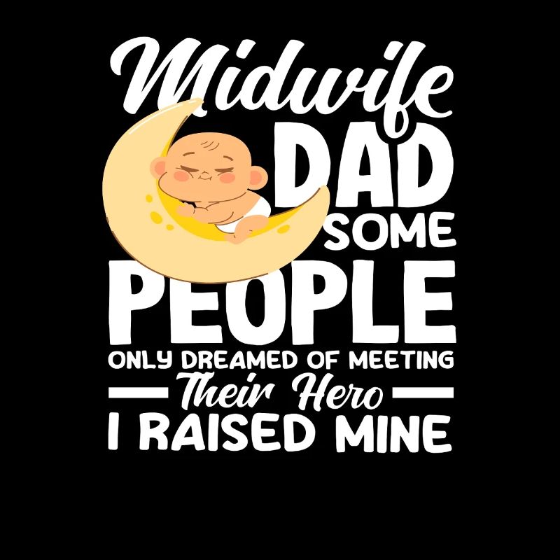 Hebamme Papa Held Den Ich Gezogen Habe