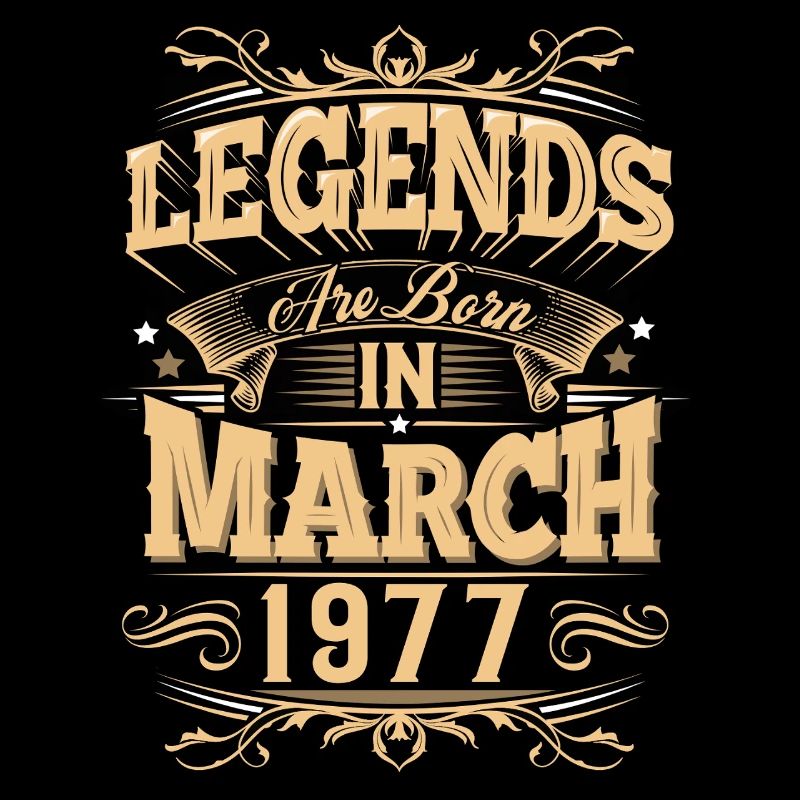 Légende de l’anniversaire de mars 1977