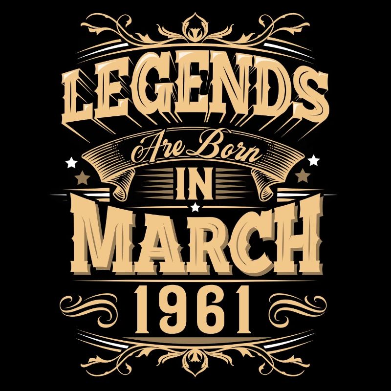 Légende de l’anniversaire de mars 1961