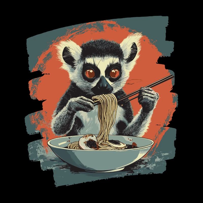 Lemur Ramen Retro