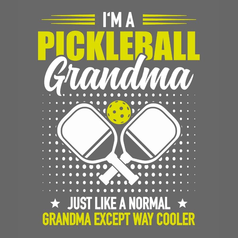 Granny Pickleball Player Dinking Team Gift