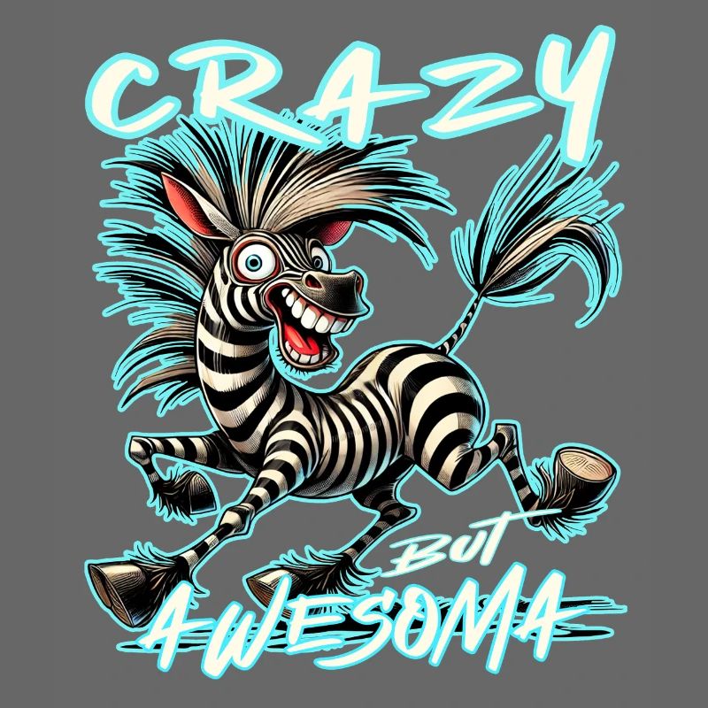 Zebra Lieber durchgeknallt als einer von euch