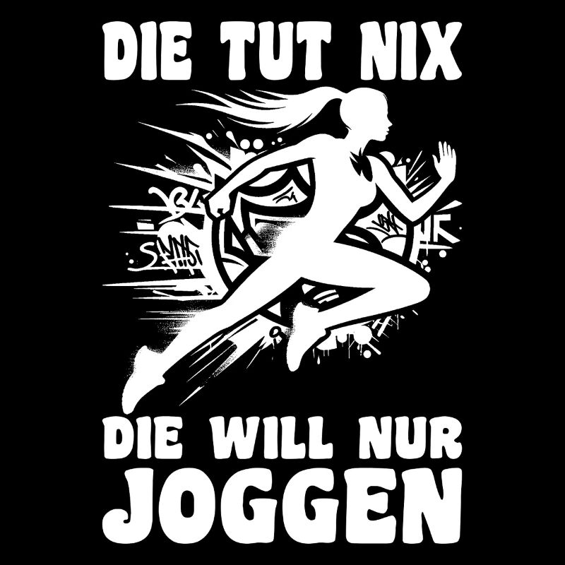 Läuferin, die tut nix die will nur joggen, Jogger