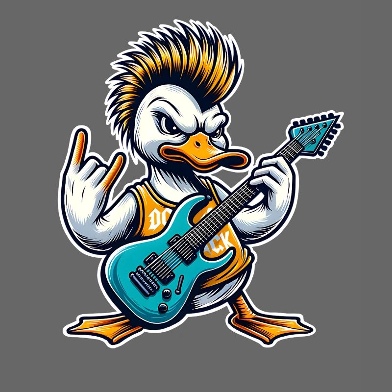 Duck Rock and Roll Guitariste