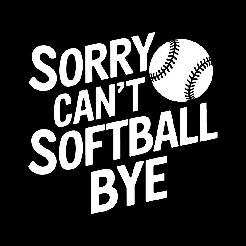 Softball Softball Player Funny Softball Gift