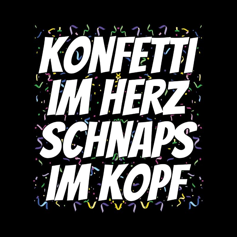 Karneval Konfetti Spruch