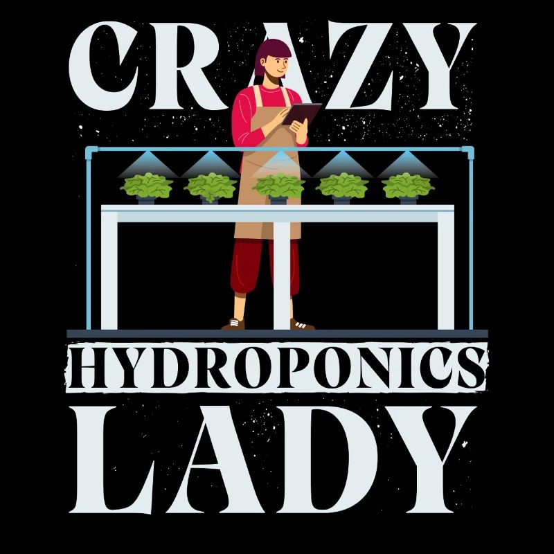 Dame hydroponique folle