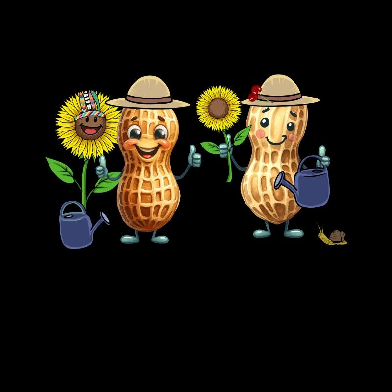 Erdnuss Gärtner Gartenarbeit Blumen Erdnüsse