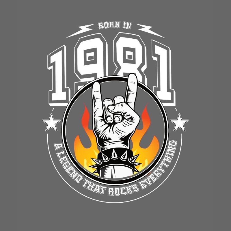 1981 Birthday, rocks everything