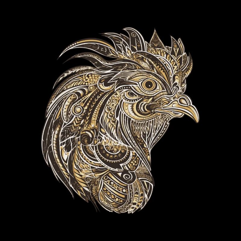 Portrait de coq