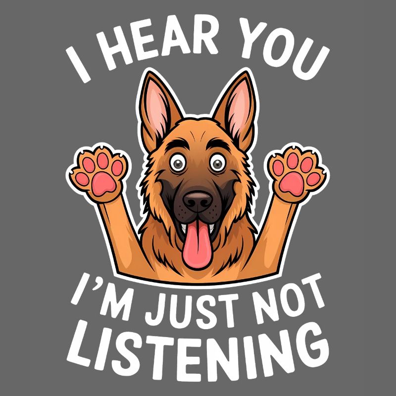 Deutscher Schäferhund Spruch Schäferhund Geschenk