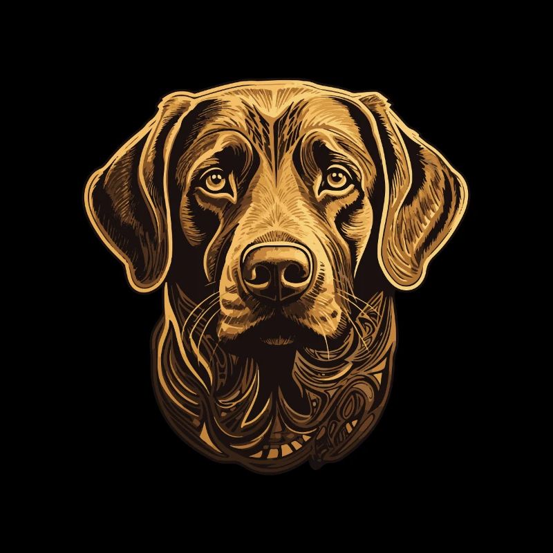 Portrait de chien labrador