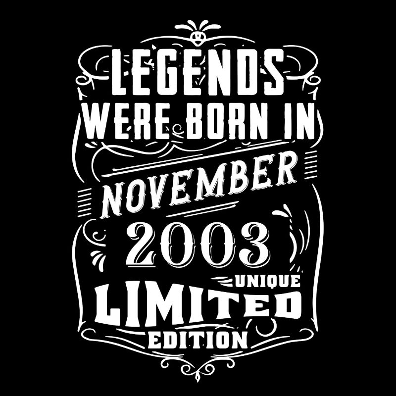 Geburtstag November 2003 Limited Edition Legende