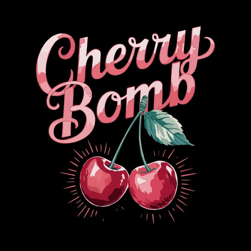 Cherry bomb for fruit lovers and art fans