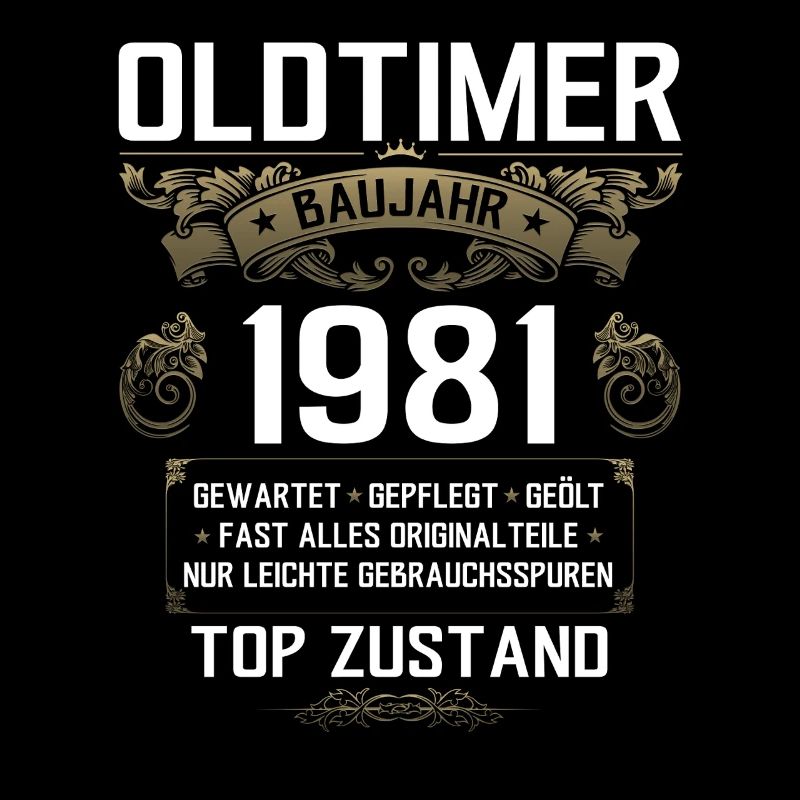 44. Geburtstag Oldtimer Jahrgang 1981