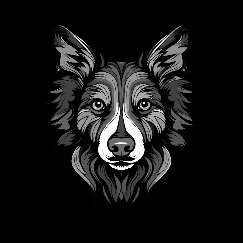 Border Collie Chien Portrait